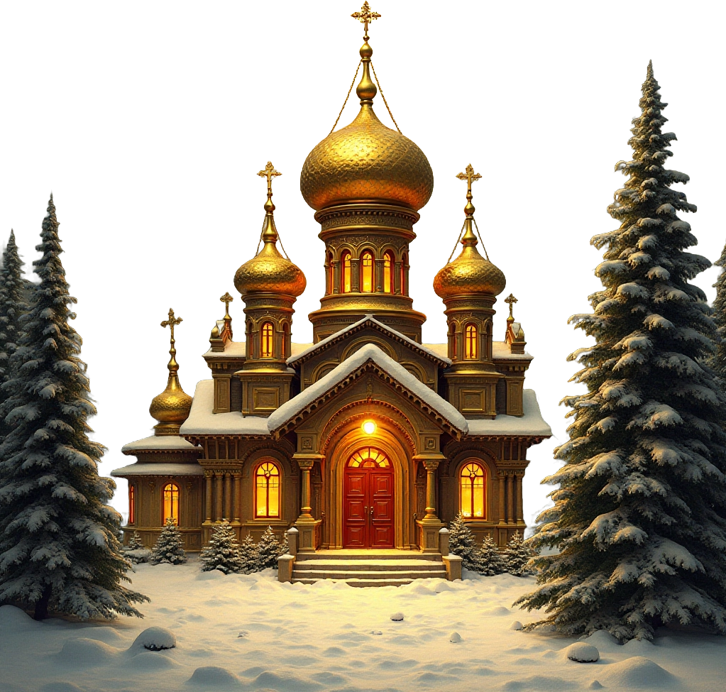 Golden Winter Church